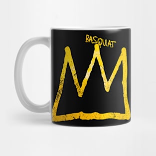 basquiat gold Mug